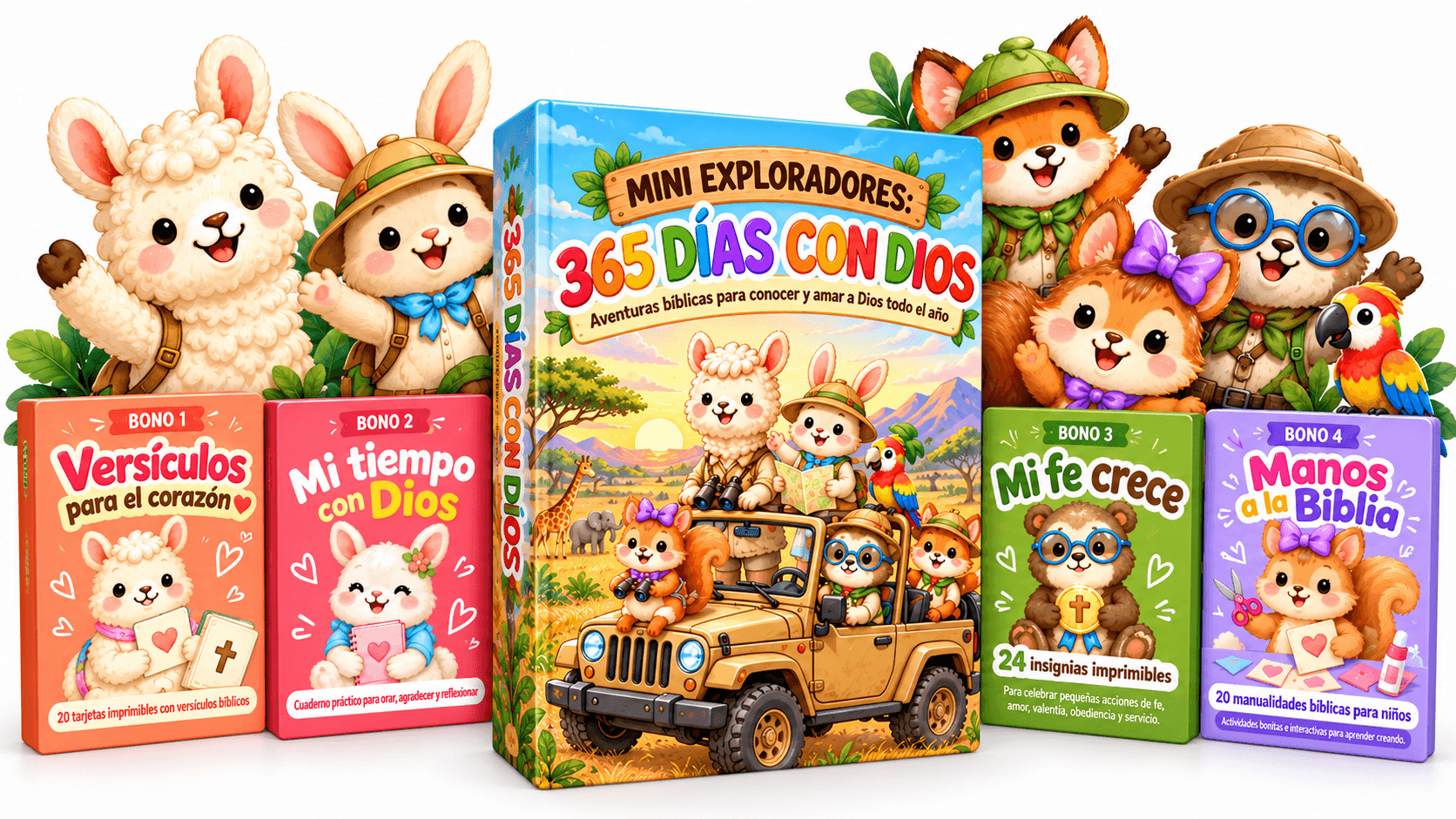 Todo lo que incluye Mini Exploradores
